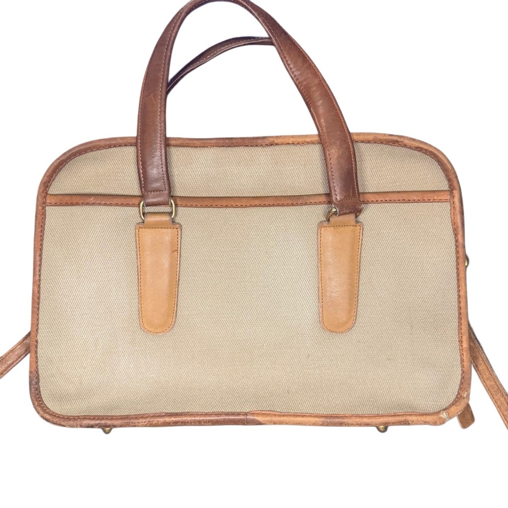 COACH RARE Vintage Skinny Flight Satchel Twill NYC with Hang Tag